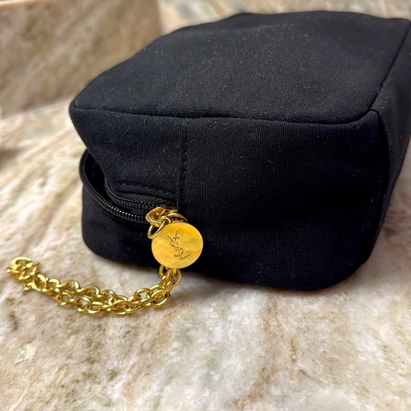 YSL Black Clutch with Gold Chain - Picture 6 of 6